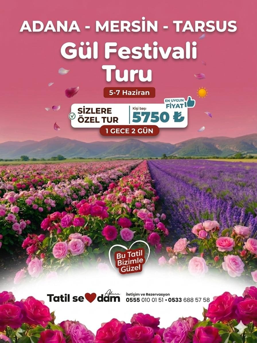 GÜL FESTİVALİ ISPARTA-SALDA GÖLÜ-PAMUKKALE-IŞIKLI GÖL-DENİZLİ